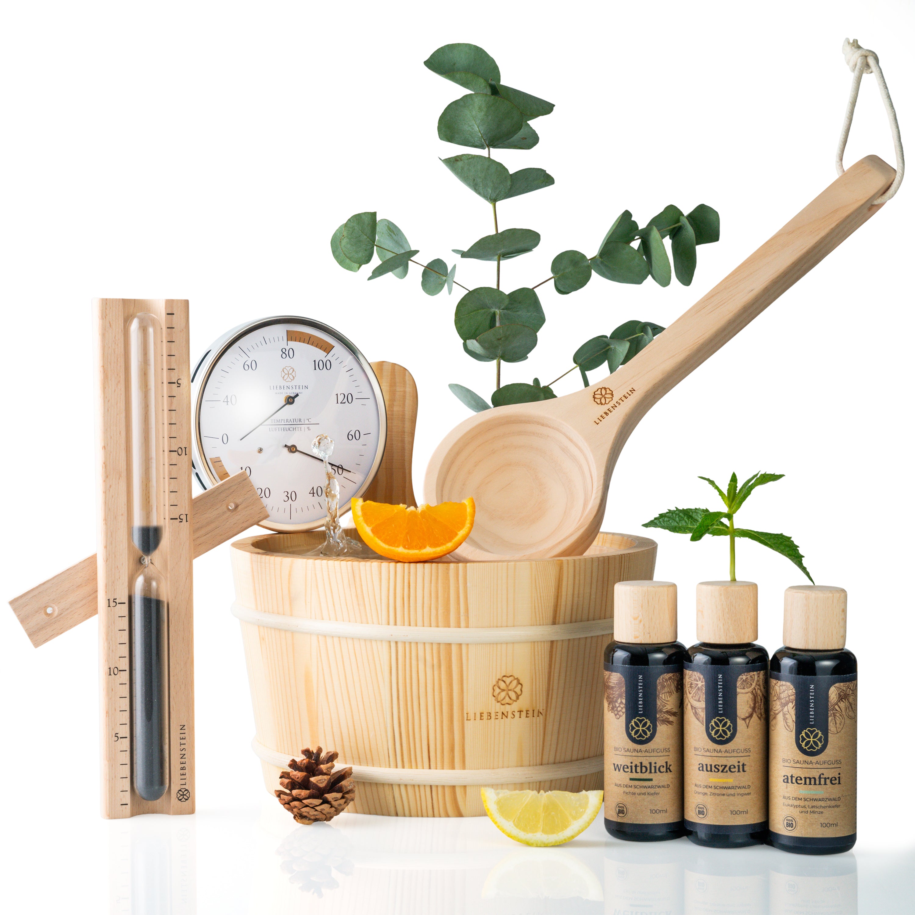 Sauna Set 1 - 4 teiliges "Komplettset"