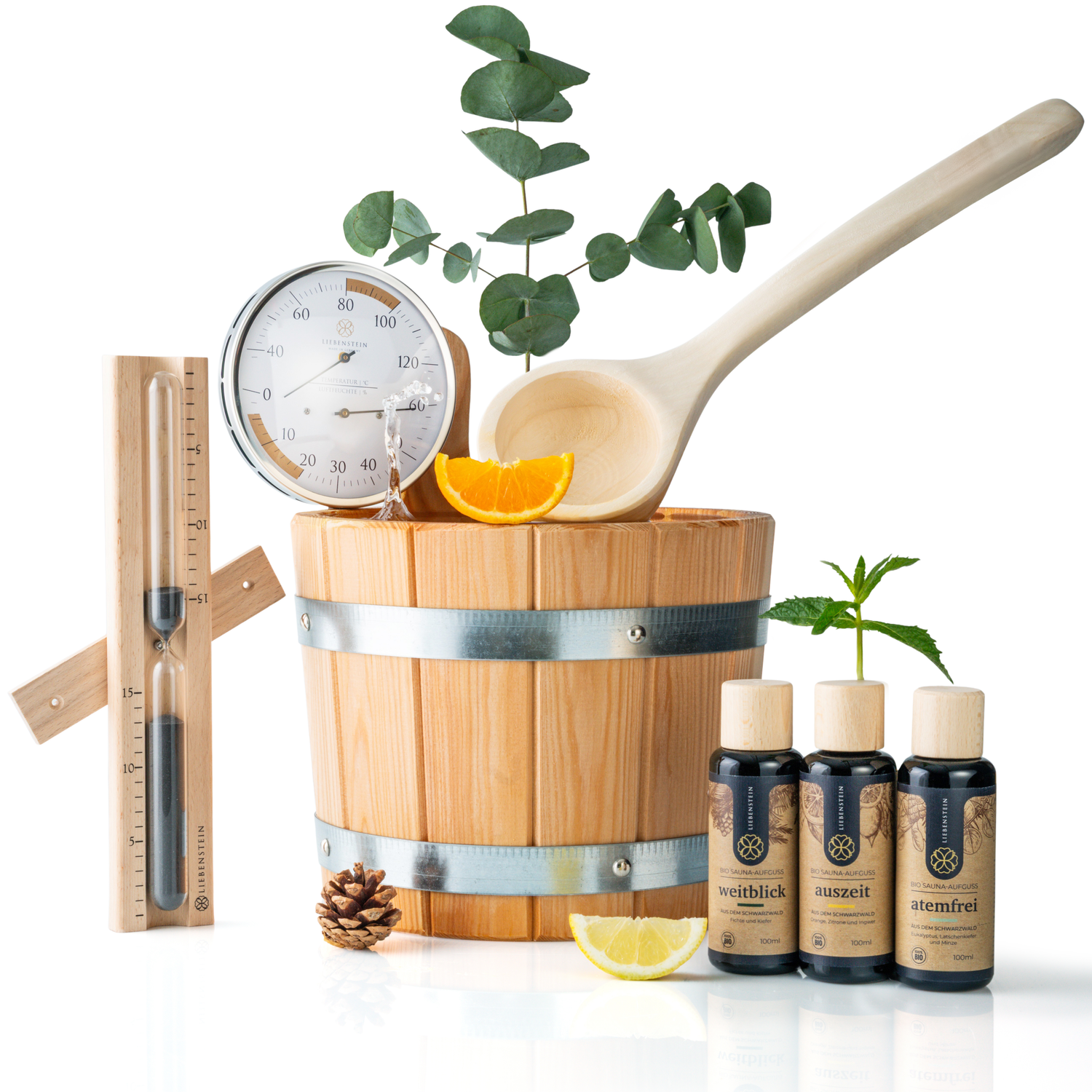 Sauna Set - 4 teiliges "Komplettset"