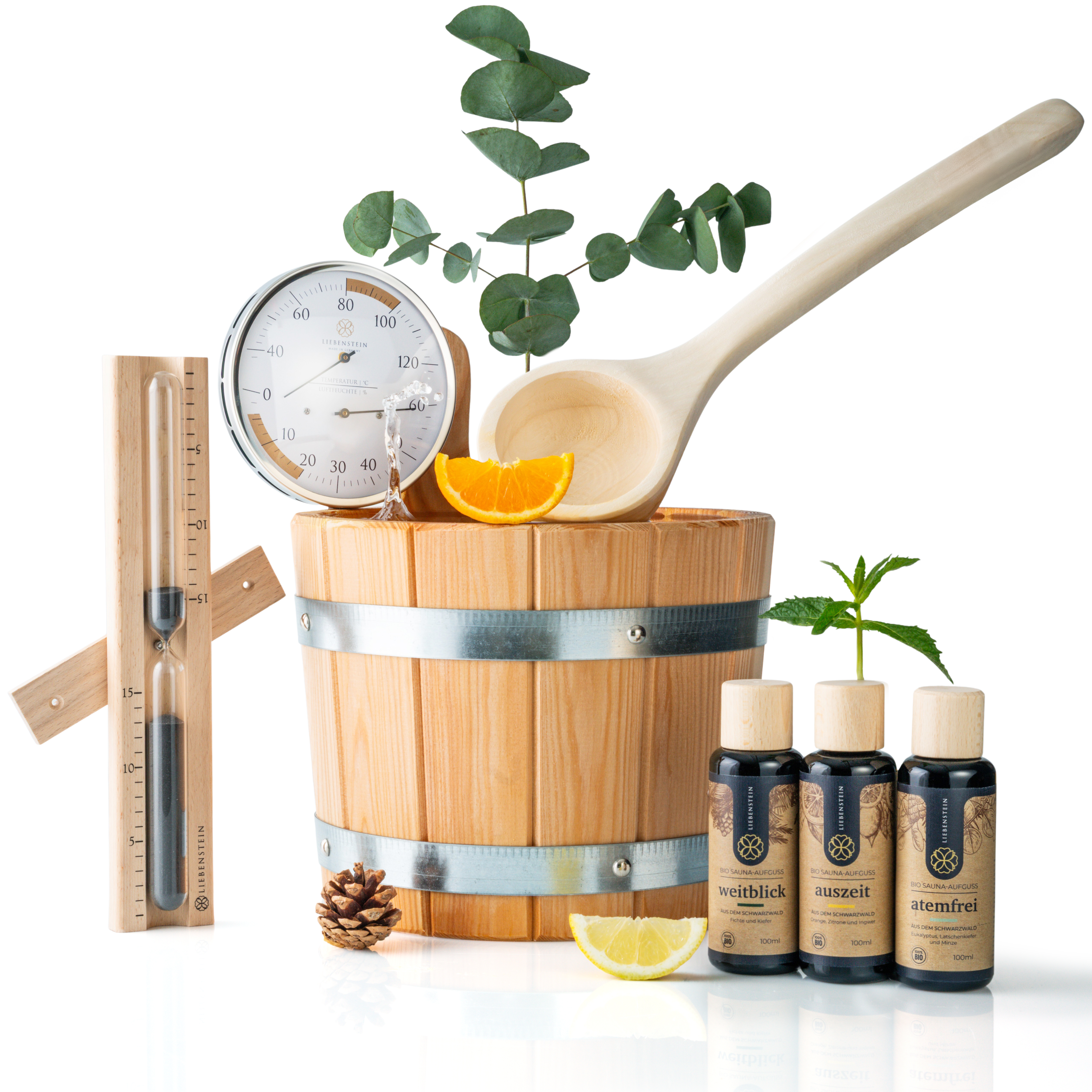 Sauna Set - 4 teiliges "Komplettset"