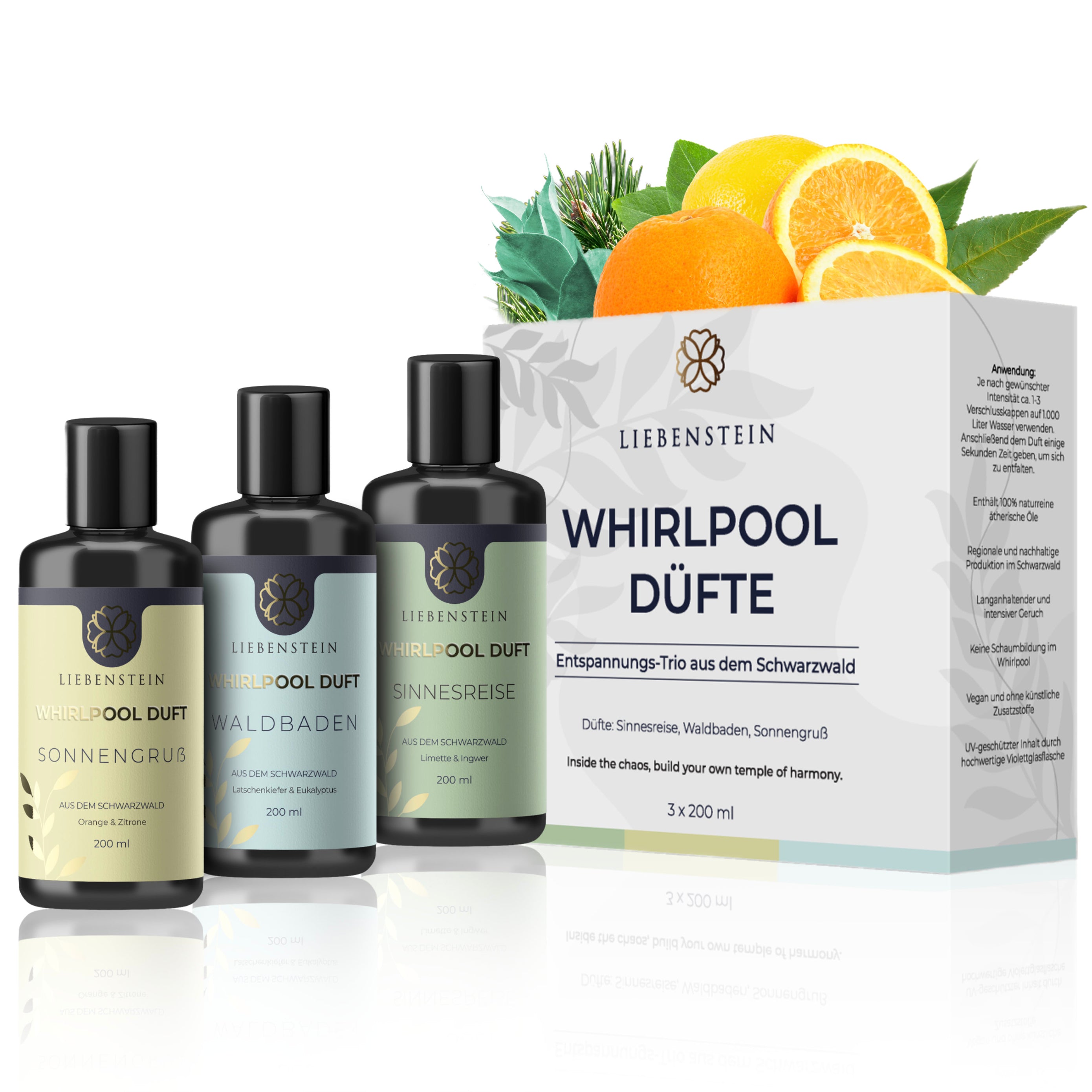 Whirlpool Duft Set - Entspannungs-Trio - 3x200ml