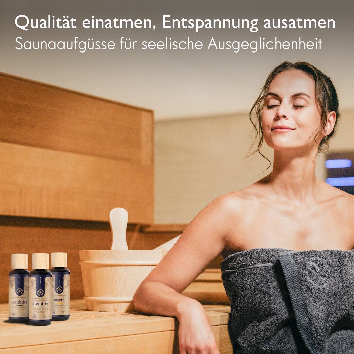 BIO Saunaaufguss - Eukalyptus, Latschenkiefer &amp; Minze - 100ml