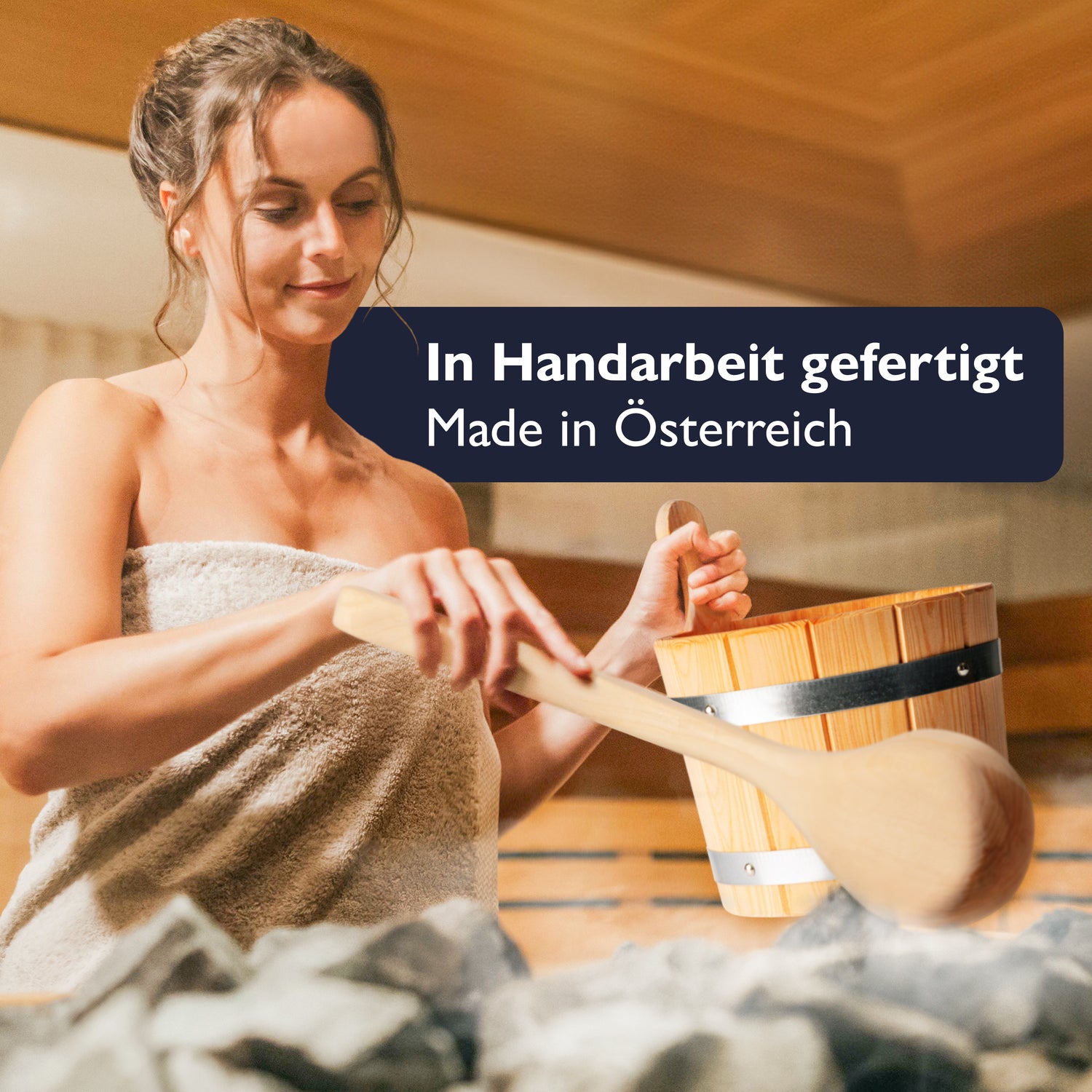 Sauna Eimer mit Kelle [5L]