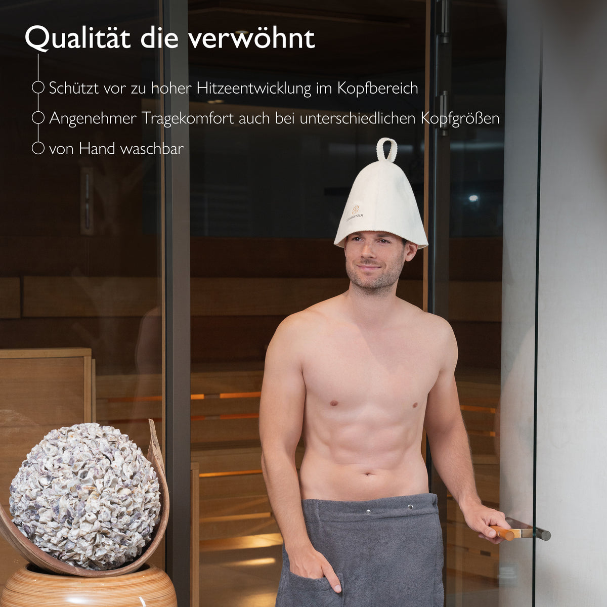 Saunahut Filz Herren & Damen